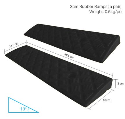 Plastic ramp 3 cm