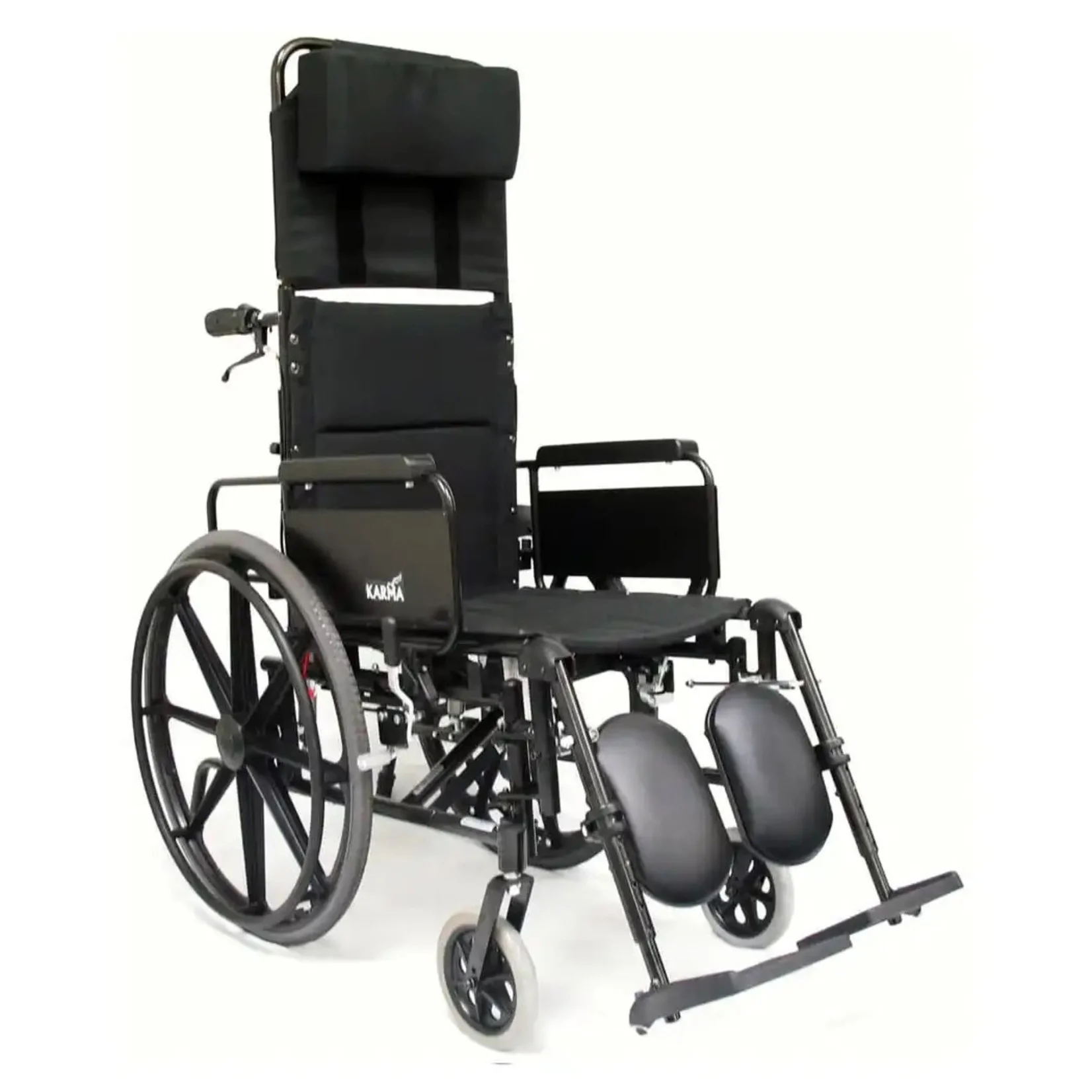karman-km5000-lightweight-reclining-wheelchair-wit Karman KM5000 Lightweight Reclining Wheelchair with Removable Desk Armrest - Image 1