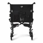 Medline Ultralight Transport Chair 19in Seat 300lbs Black 1Ct - Image 3