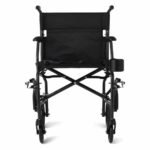Medline Ultralight Transport Chair 19in Seat 300lbs Black 1Ct - Image 9