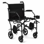 Medline Ultralight Transport Chair 19in Seat 300lbs Black 1Ct - Image 7