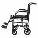 Medline Ultralight Transport Chair 19in Seat 300lbs Black 1Ct - Image 10