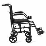 Medline Ultralight Transport Chair 19in Seat 300lbs Black 1Ct - Image 11